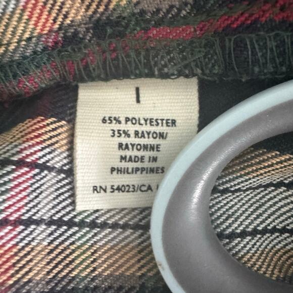 VTG Y2K 07 Old Navy Green Plaid Pleated Mini Skirt Sz 1 Academia Schoolgirl NEW - Picture 7 of 9